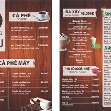 Thực đơn- Plus Coffee