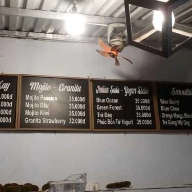 Thực đơn- PT Coffee & Tea
