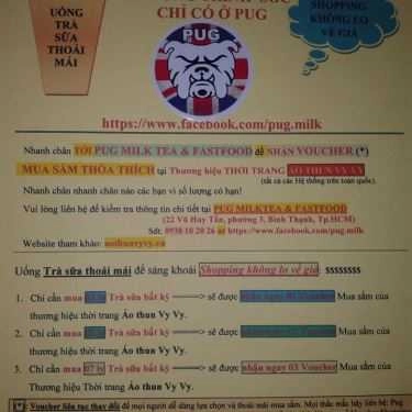 Tổng hợp- Cafe Pug Milk Tea & Fast Food