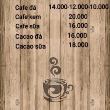 Thực đơn- Cafe Py-An - Trà Sữa & Ăn Vặt