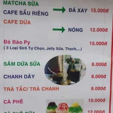 Thực đơn- Ăn vặt Py - Quán Trà Sữa - Huỳnh Khương An