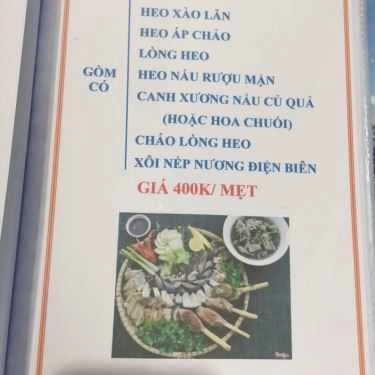 Thực đơn- Quán Nhậu Quán Dê Núi Heo Rừng