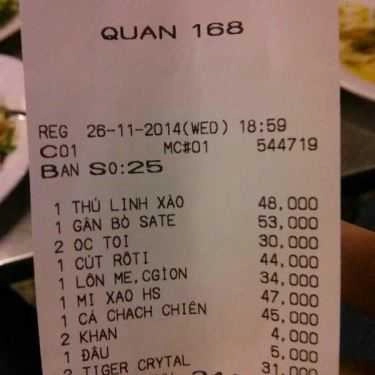 Tổng hợp- Quán Nhậu Quán Ăn Gia Đình 168
