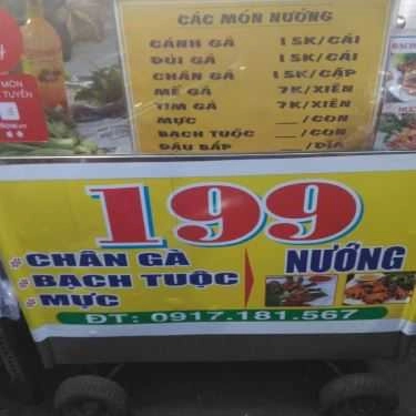 Thực đơn- Ăn vặt Quán 199 - Chân Gà, Mực & Bạch Tuộc Nướng