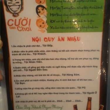 Thực đơn- Quán Nhậu Quán 2 3 Zô - Lẩu Nướng Và Xiên Que Tự Chọn