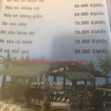 Thực đơn- Quán Nhậu Bia Tươi 4.000 - Nguyễn Văn Luông