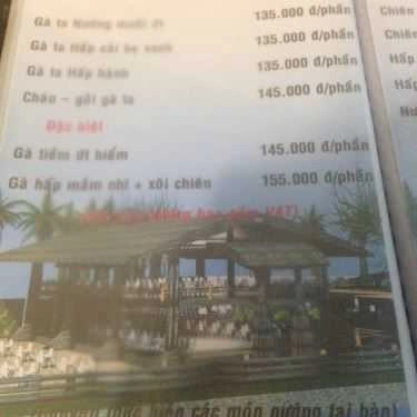 Thực đơn- Quán Nhậu Bia Tươi 4.000 - Nguyễn Văn Luông