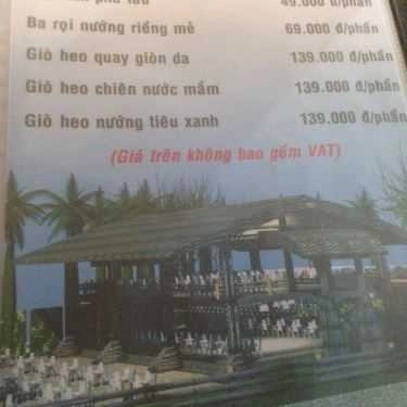 Thực đơn- Quán Nhậu Bia Tươi 4.000 - Nguyễn Văn Luông