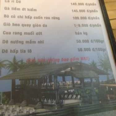 Thực đơn- Quán Nhậu Bia Tươi 4.000 - Nguyễn Văn Luông