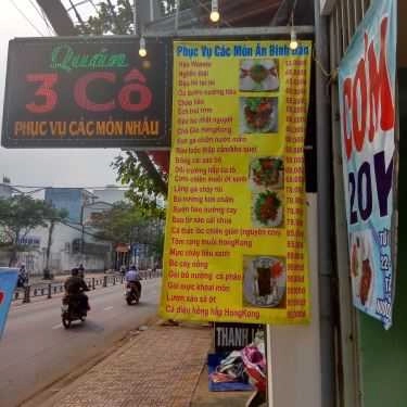 Thực đơn- Quán Nhậu Quán 3 Cô - Hải Sản & Các Món Bò