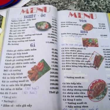 Thực đơn- Quán Nhậu Quán 36 - Bạch Tuộc Nướng & Lẩu