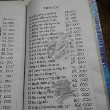 Thực đơn- Quán 543 - Quán Nhậu Bình Dân