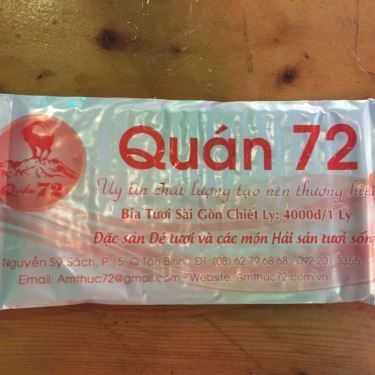 Tổng hợp- Quán Nhậu Quán 72 - Dê Tươi & Hải Sản Tươi Sống