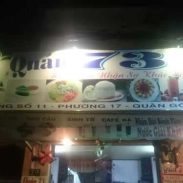 Không gian- Ăn vặt Quán 73 - Bánh Flan & Sinh Tố