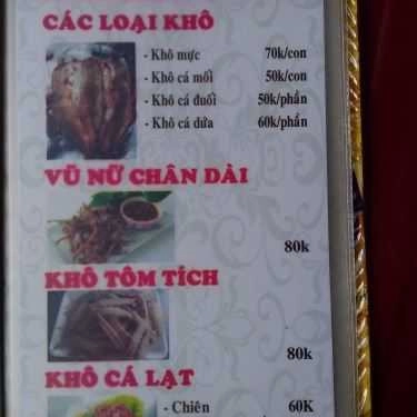Thực đơn- Quán Nhậu Quán 91 - Nhậu Hải Sản