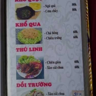 Thực đơn- Quán Nhậu Quán 91 - Nhậu Hải Sản