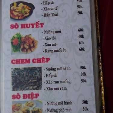 Thực đơn- Quán Nhậu Quán 91 - Nhậu Hải Sản
