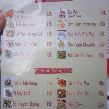 Thực đơn- Quán Ăn Vặt Mimi