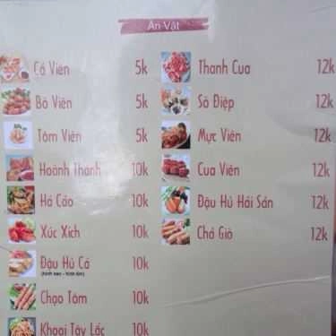 Thực đơn- Quán Ăn Vặt Mimi