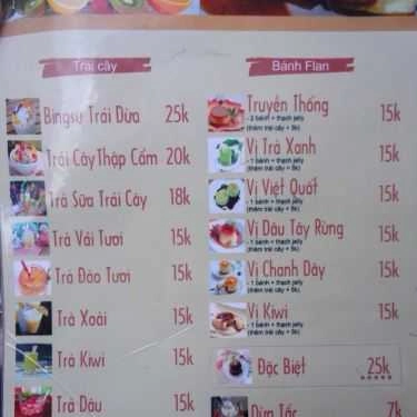 Thực đơn- Quán Ăn Vặt Mimi