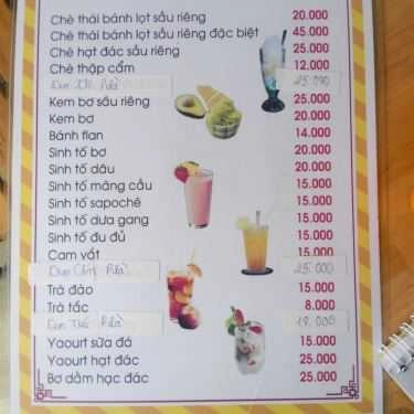 Thực đơn- Quán Ăn Vặt Ngọc Thanh