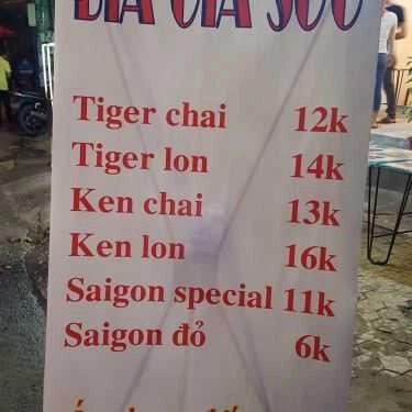 Thực đơn- Quán Ba Lẹ - Quán Nhậu Bình Dân