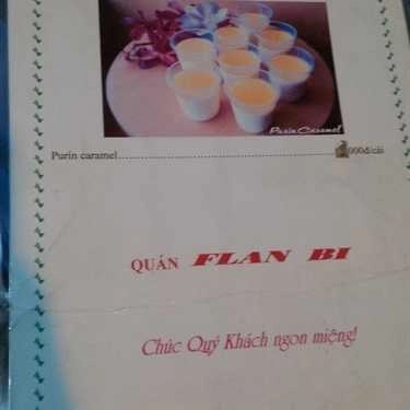 Thực đơn- Ăn vặt Flan Bi - Phan Văn Trị