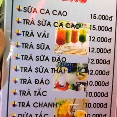 Thực đơn- Trà Sữa & Ăn Vặt - Lê Thúc Hoạch