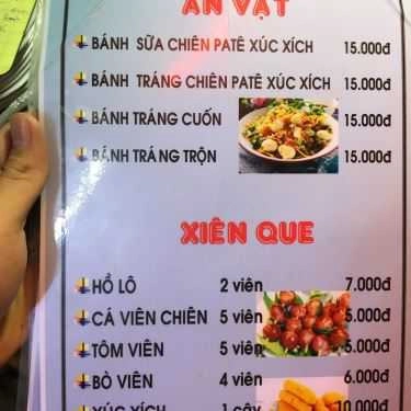 Thực đơn- Trà Sữa & Ăn Vặt - Lê Thúc Hoạch