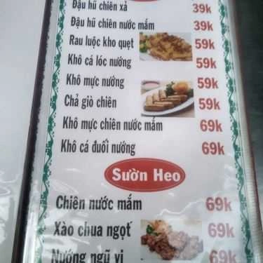 Thực đơn- Quán Nhậu Quán Bảo Gà 2 - Quán Ăn Gia Đình