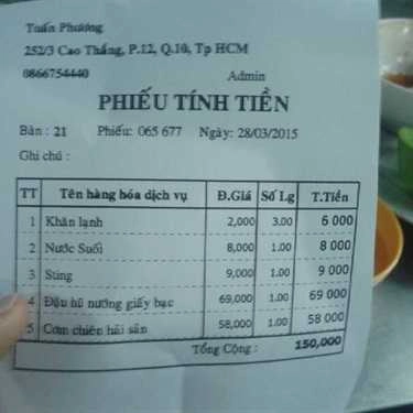 Tổng hợp- Quán Nhậu Tuấn Phương - Quán Bia Sài Gòn Ướp Lạnh