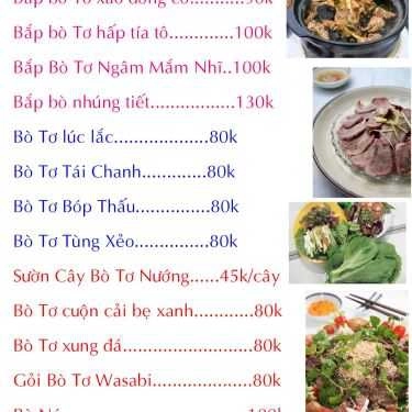 Thực đơn- Quán Nhậu Quán Bia Sệt 65 - Lẩu Cua & Cua Hấp