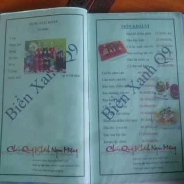 Thực đơn- Quán Nhậu Biển Xanh - Hải Sản Tươi Sống - Đường Số 79