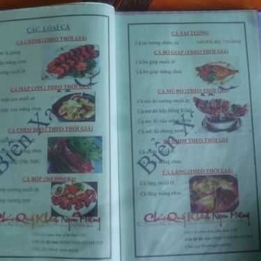 Thực đơn- Quán Nhậu Biển Xanh - Hải Sản Tươi Sống - Đường Số 79