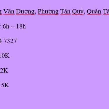Thực đơn- Nữ Trang - Cafe & Giải Khát