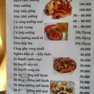 Thực đơn- Quán Nhậu Vũng Tàu Quán - Bạch Tuộc Nướng
