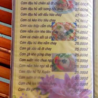 Thực đơn- Quán Ăn Quán Chay Thuận Đức