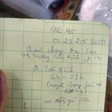 Tổng hợp- Quán Ăn Quán Chay An Lạc - Trương Công Định