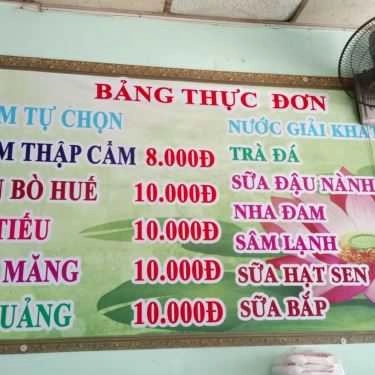 Thực đơn- Quán Ăn Quán Chay Diệu Vy - Phan Huy Ích