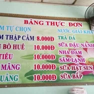 Thực đơn- Quán Ăn Quán Chay Diệu Vy - Phan Huy Ích