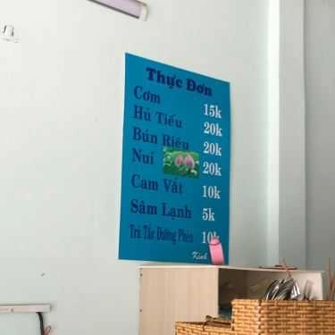 Thực đơn- Quán Ăn Cơm Chay Hồng Liên