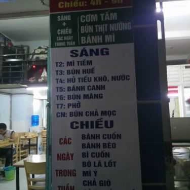 Thực đơn- Quán Ăn Quán Chay Huệ Minh
