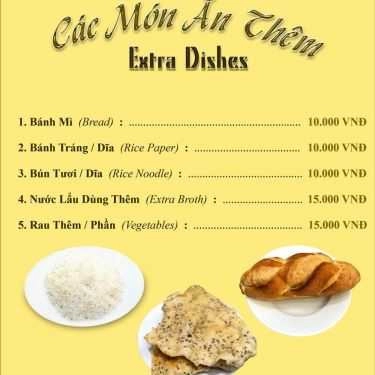 Thực đơn- Quán Ăn Quán Chay Hương Việt