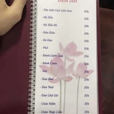 Thực đơn- Quán Ăn Quán Chay Liên Hoa