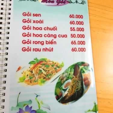Thực đơn- Quán Ăn Quán Chay Nghĩa Trúc
