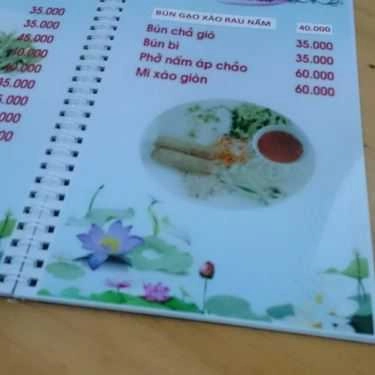 Thực đơn- Quán Ăn Quán Chay Nghĩa Trúc