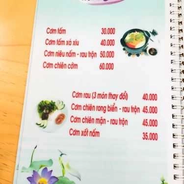 Thực đơn- Quán Ăn Quán Chay Nghĩa Trúc
