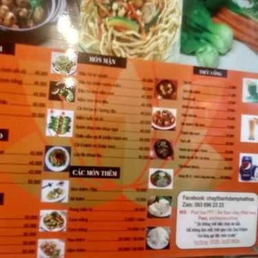 Thực đơn- Quán Ăn Quán Chay Phát Hoa
