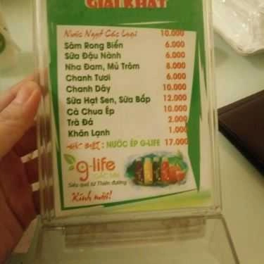 Thực đơn- Quán Ăn Quán Chay Thiên Kim