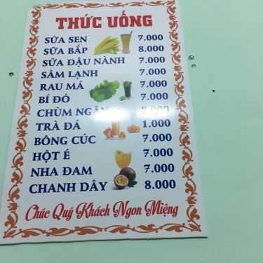 Thực đơn- Quán Ăn Quán Chay Thiên Phúc - Điện Biên Phủ